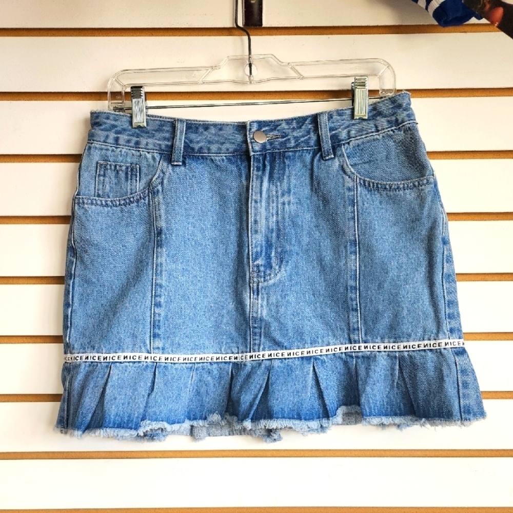 Denim Skirt Large